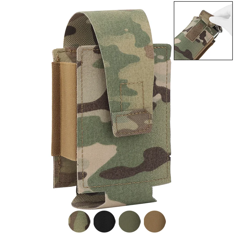 

Compact Smoke Grenade Pouch MOLLE Panel Multi Utility Storage for Outdoor Airsoft Training Gear Accessories