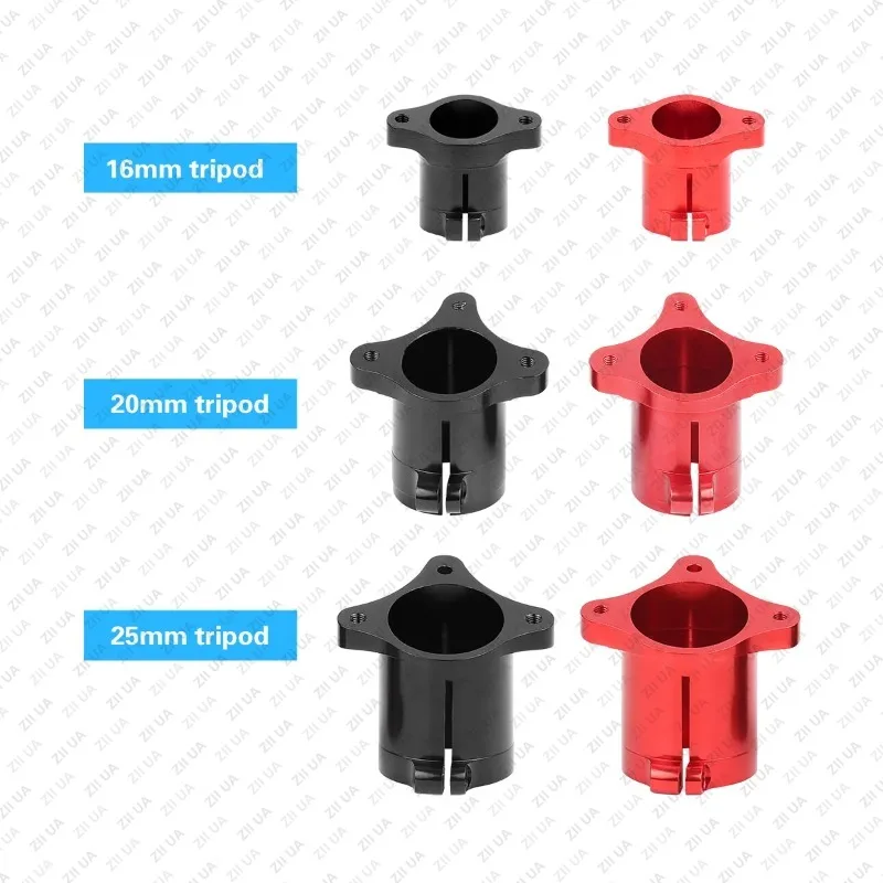 CZ 16mm 20mm 25mm CNC Aluminum Alloy Tripod Fixed Seat Landing Gear Fixture Connection for Plant UAV Drone