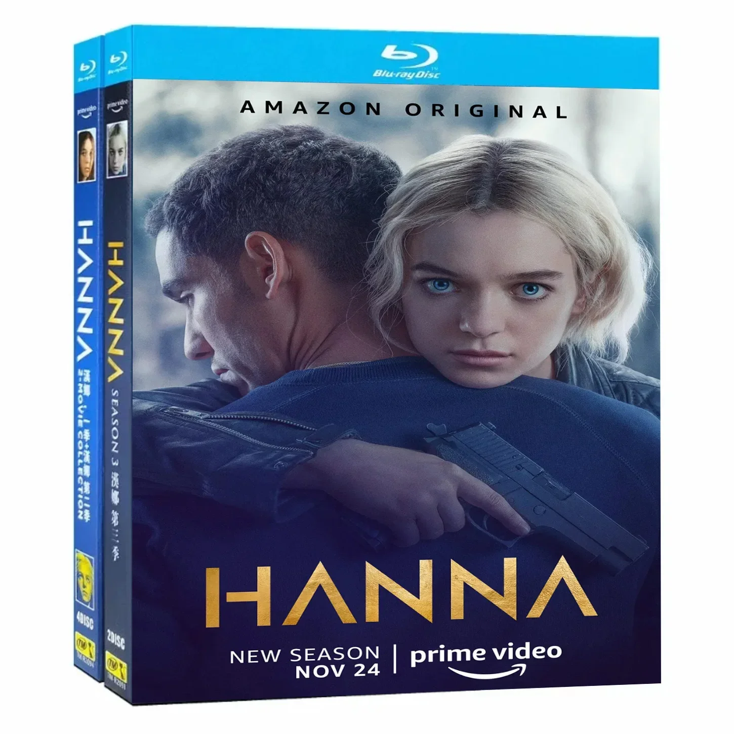 Hanna Season 1-3 High Definition 6-Disc All Region English Audio New Box Set Blu-ray Disc BD