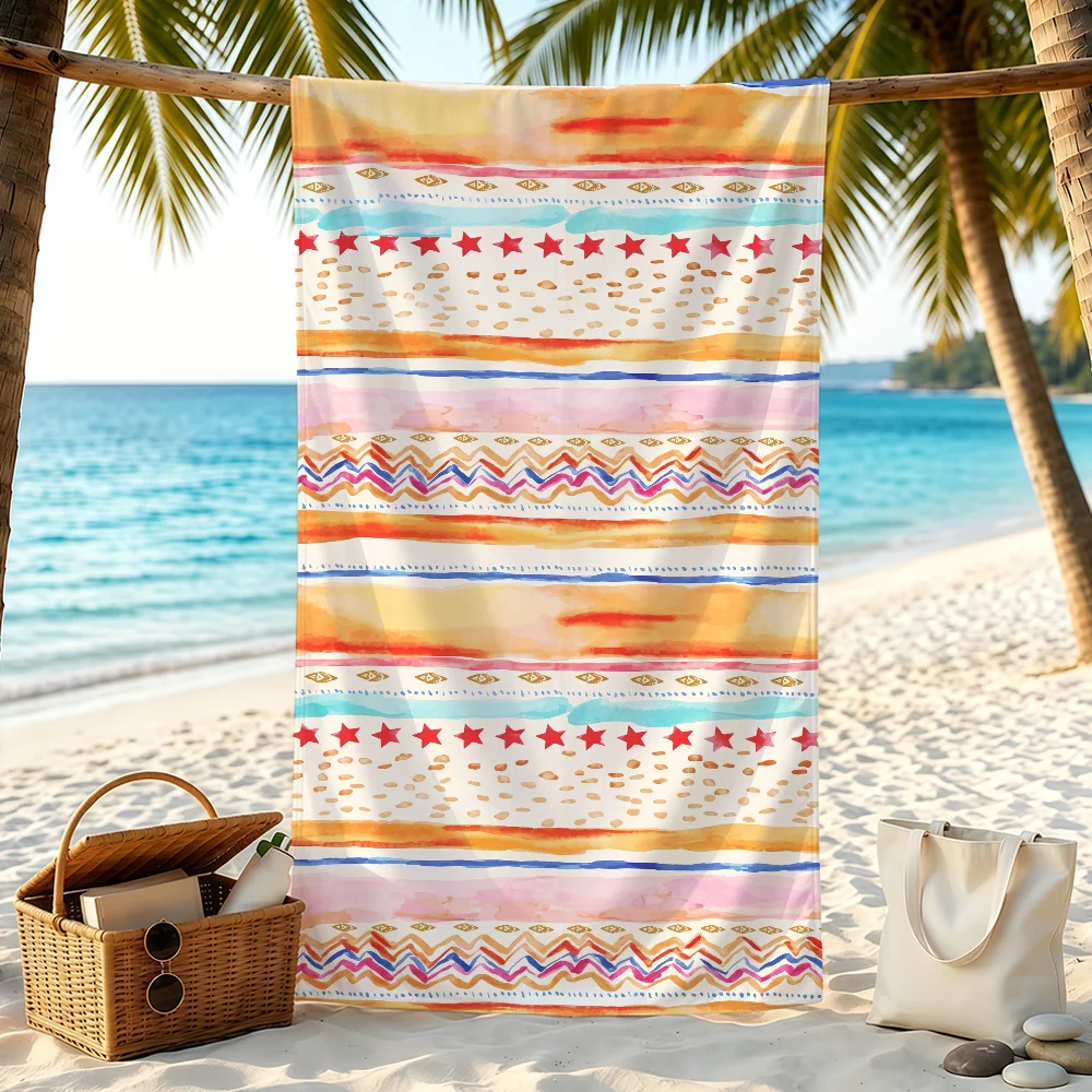 상쾌한 해변 휴양 타월, 대형 부드러운 초흡수성 속건 - Beach Towel Large 리뷰 및 가격