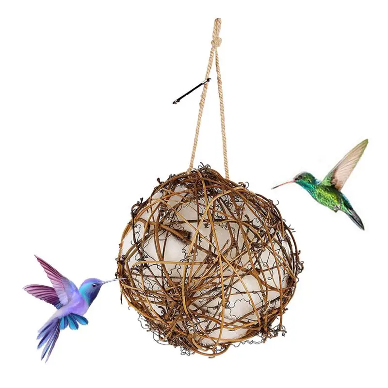 Globe Hummingbird Nester Kit For Hummingbird Nesting Twine Design Globe Nest House For Indoor Lawn Garden And Patio