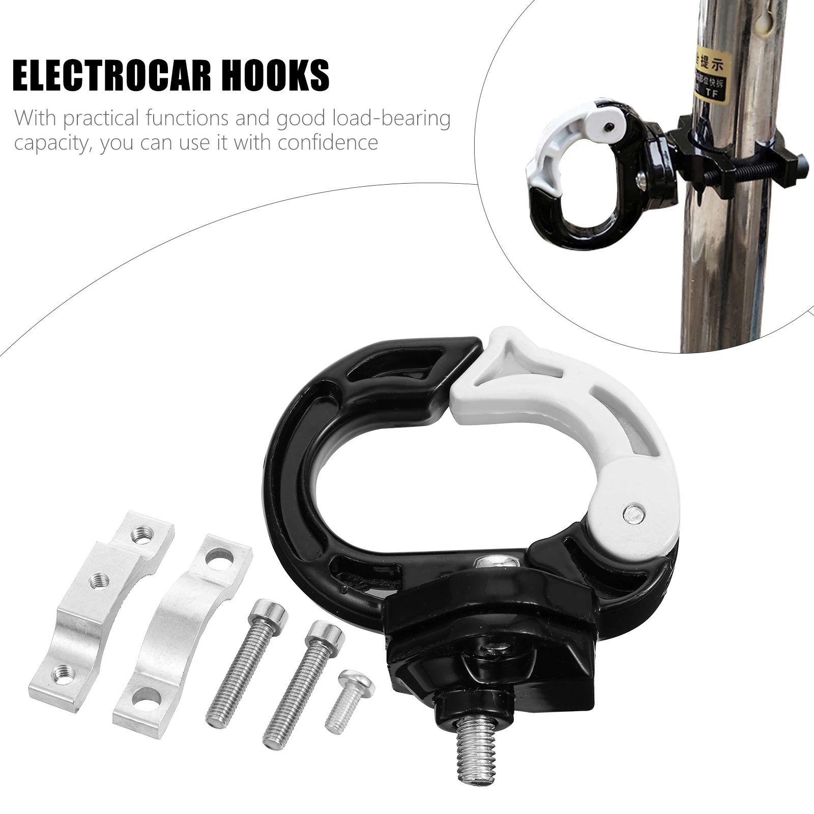

O-type Hook Electrocar Hooks for Bumper Scooter Bike Suitcase Motorcycle Aluminum Alloy Motorbike Modification Parts