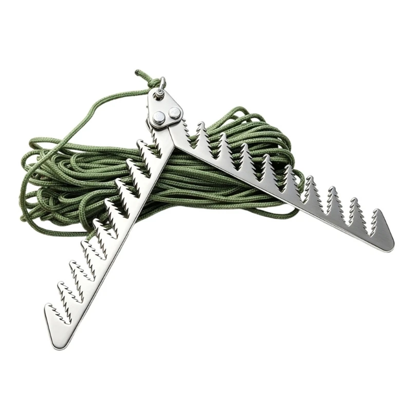 Aquatic Plants Grass Cutter For Fishing Foldable Weeder With 20 Meters Rope Fishing Cleaning Lake Bottom Weeds Removal Tools