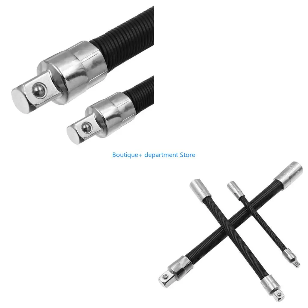 

E1PD Wrench Extension Rod Shaft 1/4 3/8 Socket Wrenches Flexible Shaft Fast Ratch