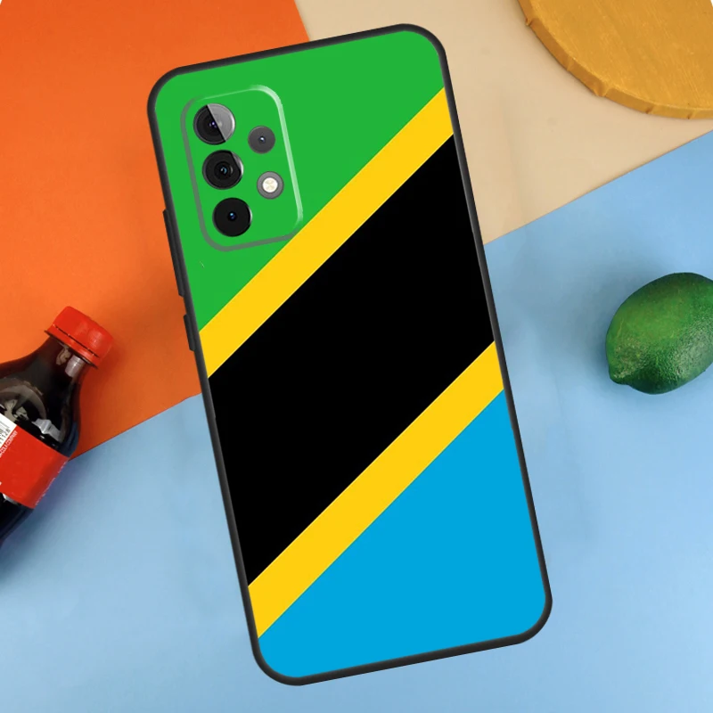 Tanzania Flag For Samsung Galaxy A54 A34 A14 A21S A51 A71 A12 A22 A52 A13 A53 A23 A33 A32 Case Cover