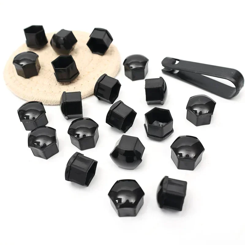 20Pcs Car Wheel Nut Caps Cover Auto Tyre Anti-Rust Hub Screw Protection Nut Styling Decoration Tools Accessories 17mm 19mm 21mm