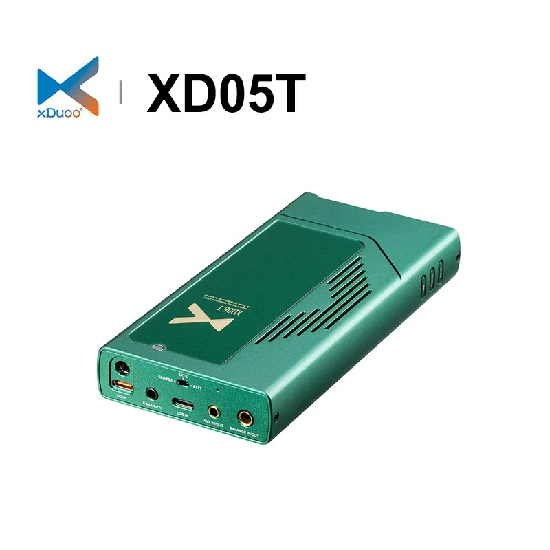 XDUOO XD05T Dual Tube AMPs Protable DAC AMP Headphone Amplifier dual ES9039Q2M chips XU316 Bluetooth 5.1 LDAC