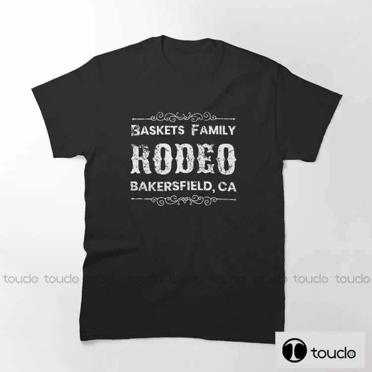 Baskets Family Rodeo Bakersfield Ca Cotton Shirt Printed Tee Short Sleeves Casual T-Shirt For Men Unisex mens designer shirts