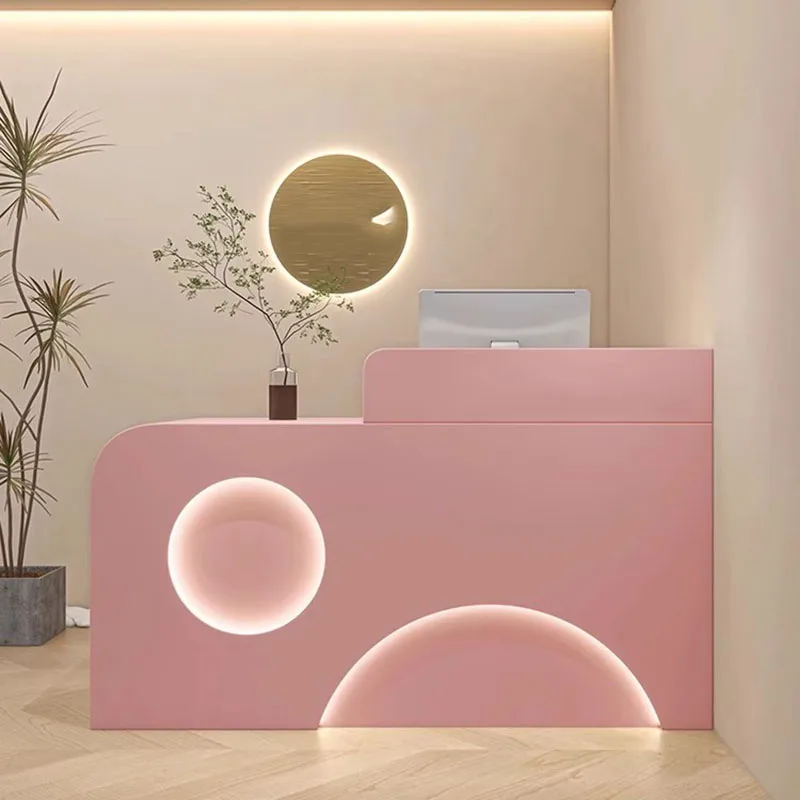 

Modern Nail Reception Desks Company Executive Shop Minimalist Reception Desks Drawer Company Scrivania Commercial Furniture