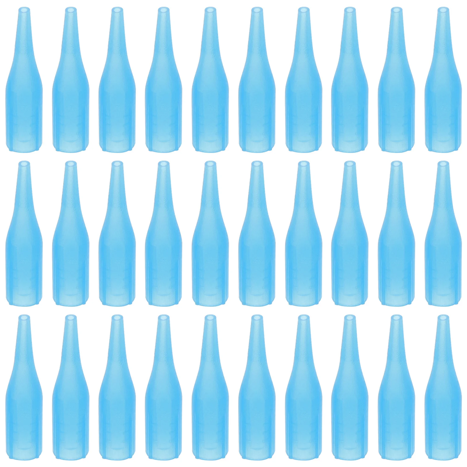 

100 шт. пластиковые наконечники, маленькие одноразовые насадки для инструментов для татуировки, инновационный кривый наклонный дизайн, гладкий поток чернил