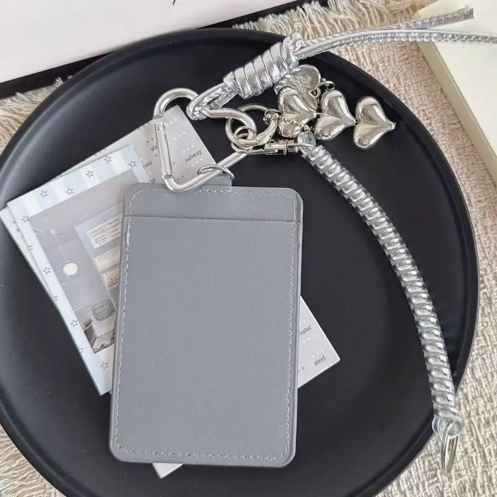 Fashion INS Card Holder PU Leather Y2k Idol Photo Cards Sleeve Photo Display Pendant Cards Cover