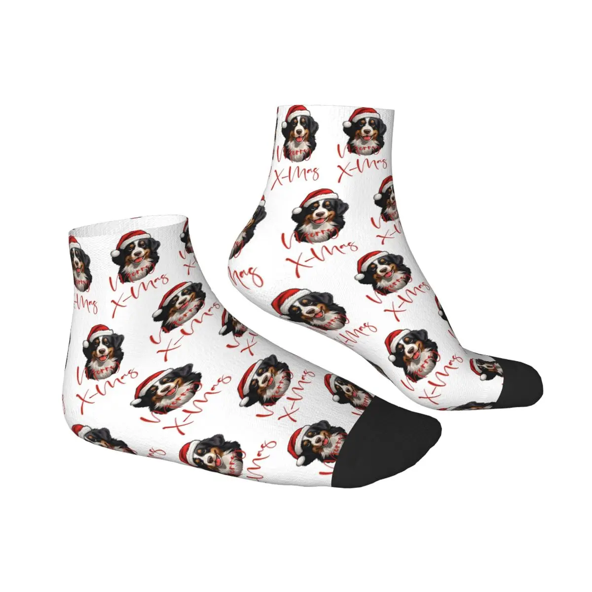 Bernese Mountain Dog Socks Harajuku Sweat Absorbing Stockings All Season Socks Accessories for Man's Woman's Christmas Gifts