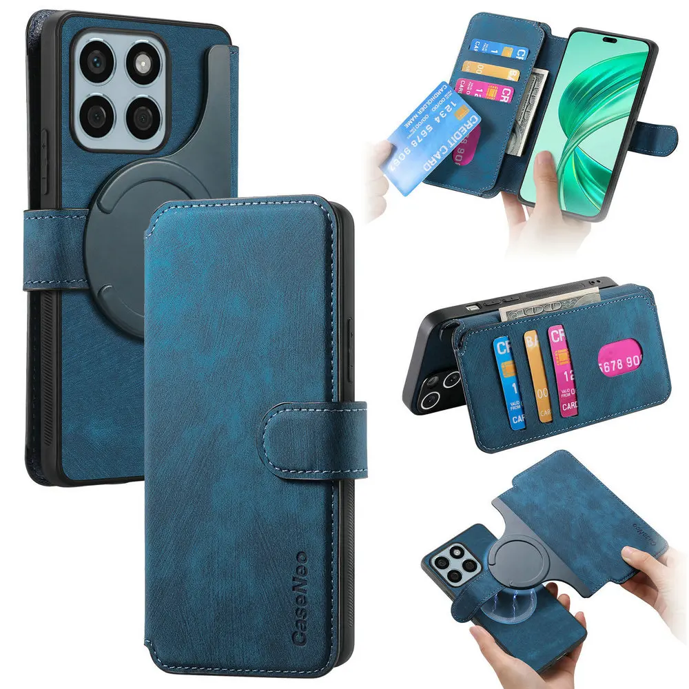 

Edge 60 Pro 60Fusion 5G Luxury Case 2IN1 RFID Capa for Motorola Moto Edge 60 Fusion Case Moto G Stylus 2025 Magnet Card Cover