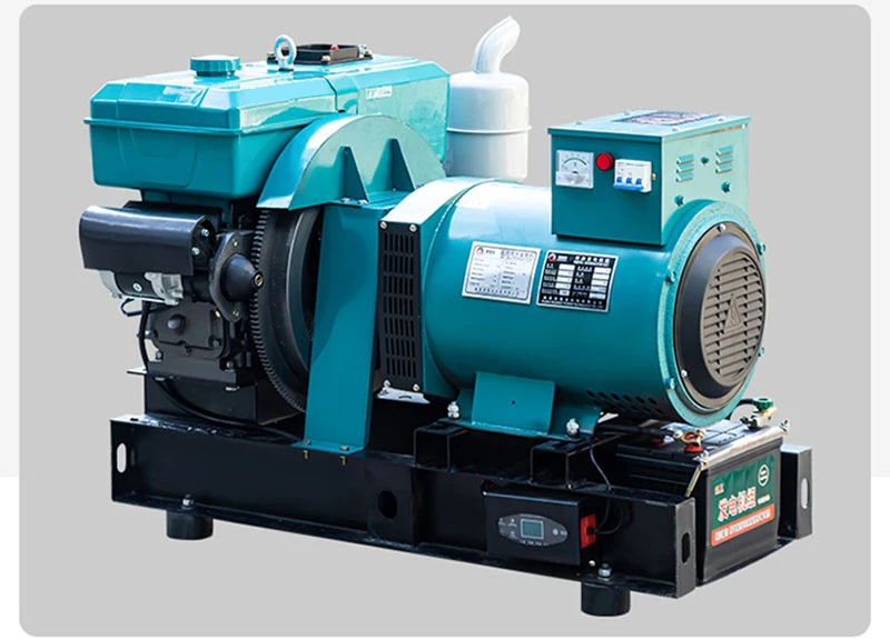 Diesel generator set: 30 kW large water-cooled diesel generator set; standby power supply voltage of breeding plant: 380V