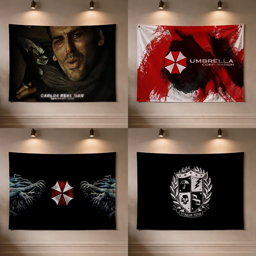 Game R-Resident Evil Extinction One last puff Flag Decoration Outdoor Picnic Party Art Hanging Home Camping Party Banner
