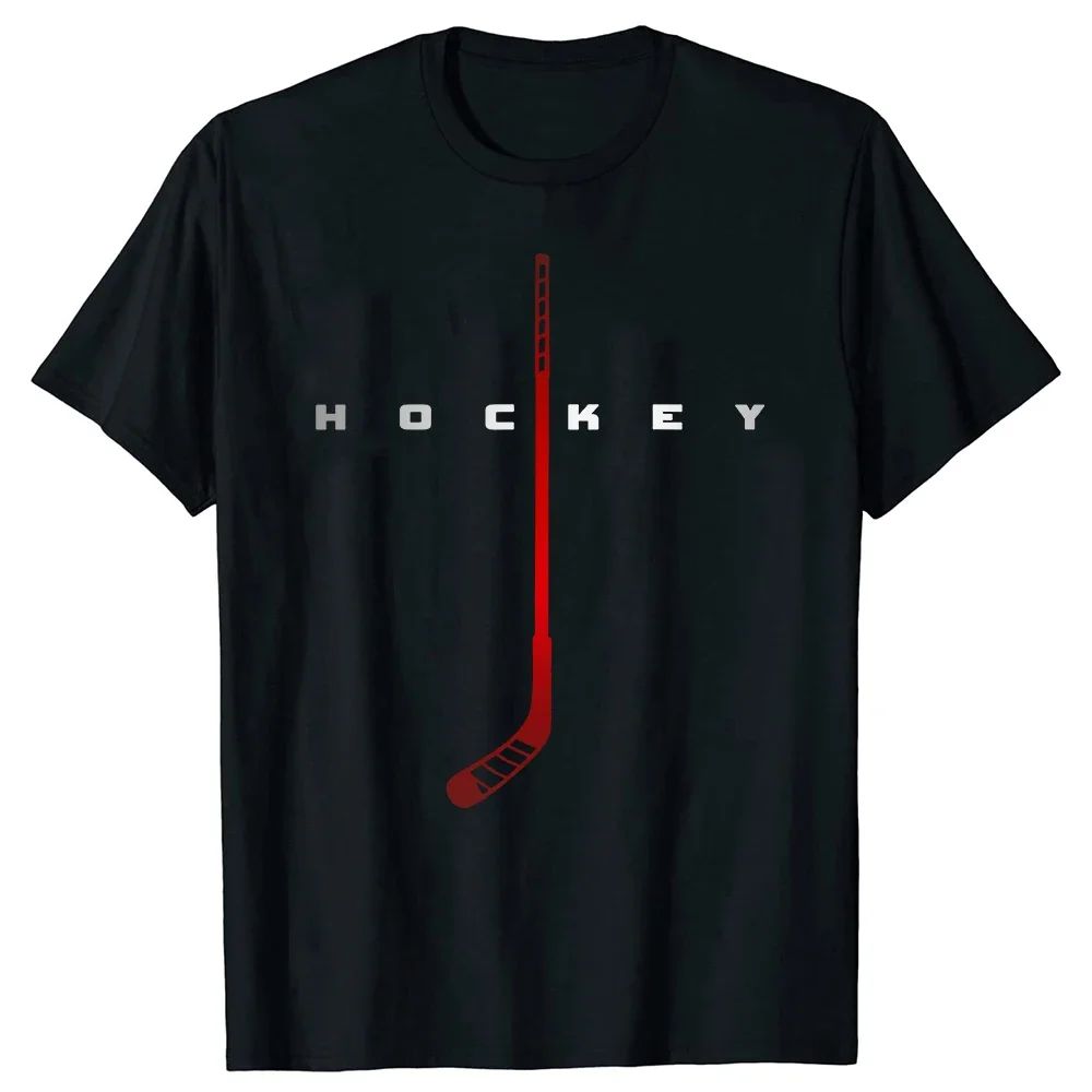 Men Casual Short Sleeve Tees Tops Harajuku Streetwear T-shirt Funny Ice Hockey Player Retro Goalkeeper O-Neck Cotton T Shirt