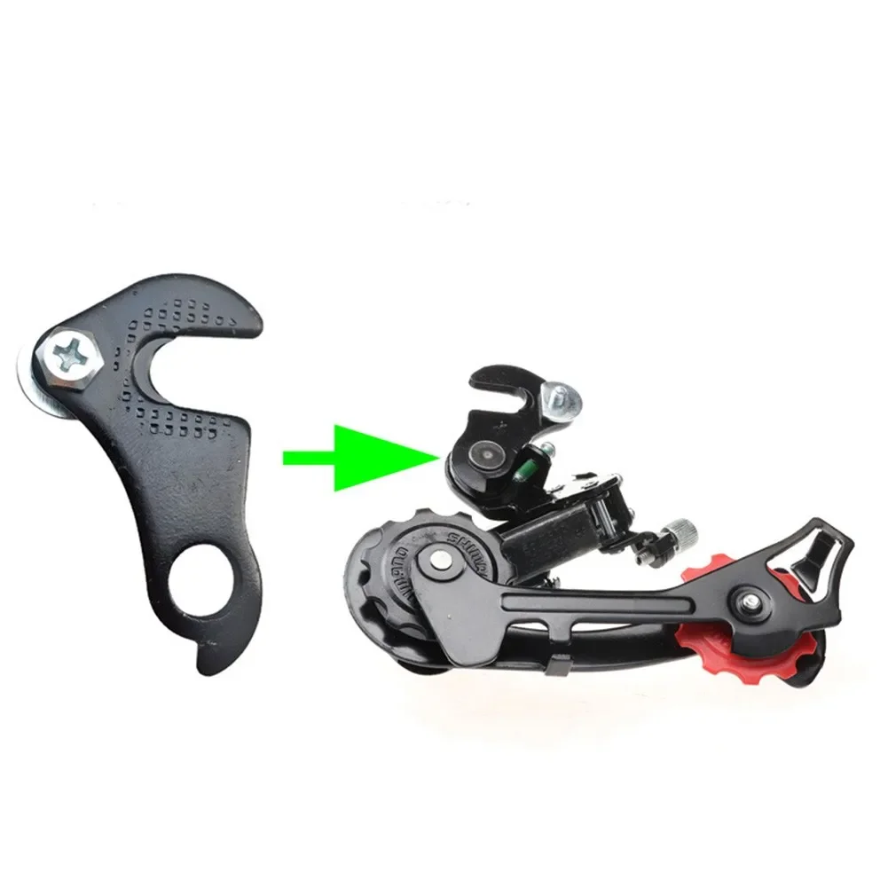 Bike Rear Derailleur Hanger Gear Tail Hook Converter With Bolt Hanger Gear Mech Dropout Tail Hook Bicycle Accessories