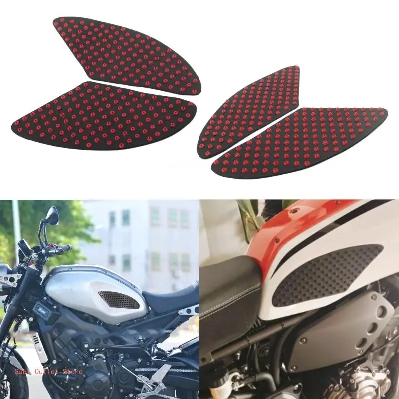 Tấm Dán Bảo Vệ Đầu Gối Cho CB900F CB600F BR600RR CBR1000RR Xe Máy Khí Nhiên Liệu Miếng Lót Chống Trơn Trượt Lực Kéo Đầu Gối