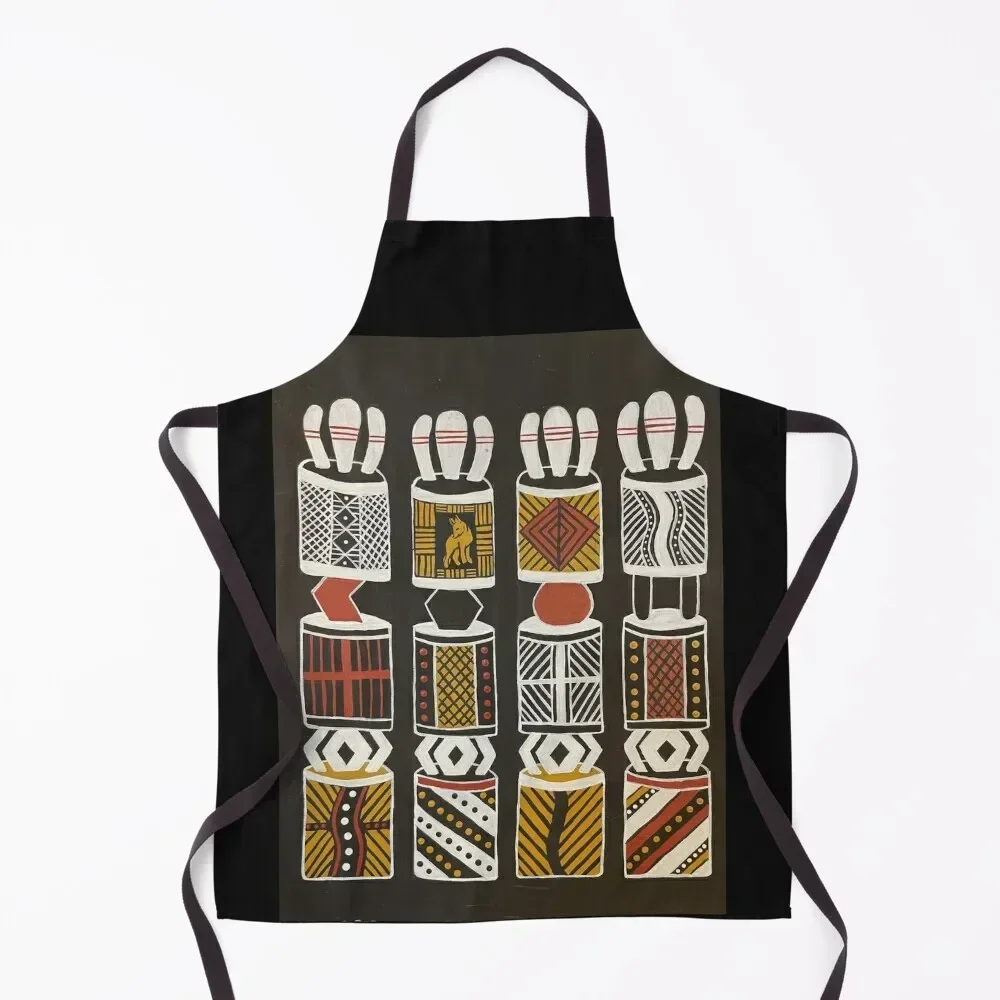 

Pukumani Poles Apron useful gadgets for home painters chef costume Kitchen Household Items Apron