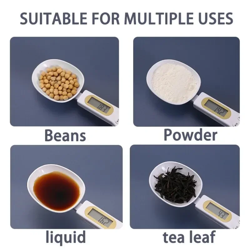 Rechargeable Electronic Digital Spoon Scale Food Grade Kitchen Measuring Spoon Precision Scale For Baking Baby Food Pet Food