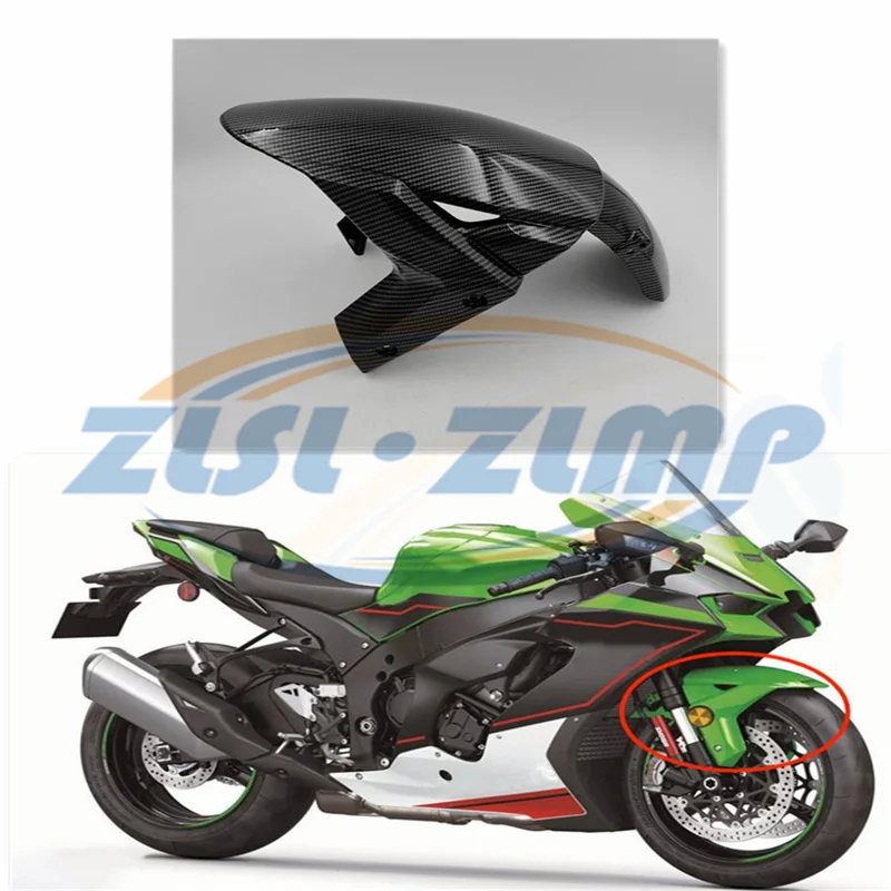 

Universal Motorcycle Front Fenders Splash Fender Accessories For Kawasaki ZX-10R ZX10R ZX 10R 2020 - 2021 - 2022 - 2023