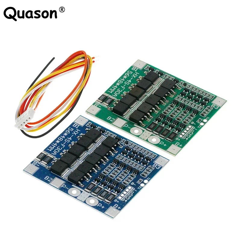 BMS 4S 3.2V 3.7V 30A LiFePO4 / Lithium Battery Charge Protection Board 12.8V 14.4V 18650 32650 Battery Packs With Balance