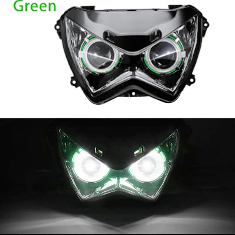 Motorcycle Headlight HID Projector Headlight Assembly LED  Head Lamp For Kawasaki Z800 Z250 Z300