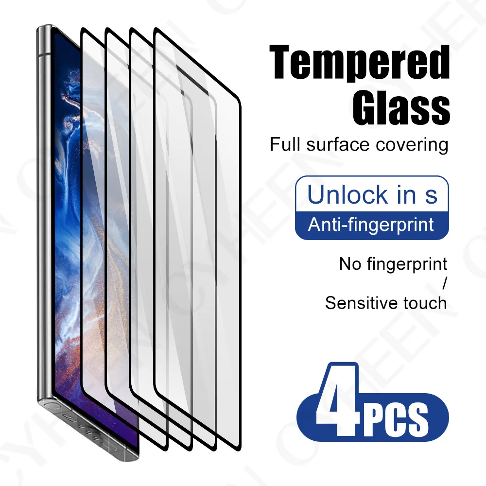 4Pcs Glass Smartphone For Samsung S25 Ultra S24 Tempered Glass Screen Protector S23 S22 S21 S20 Protective Film S10 Plus Note 20