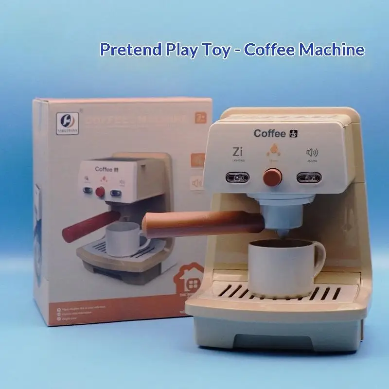 

Kids Simulation Coffee Maker Toy Set; Perfect for Role-Playing; Best for Children and Adults Presents