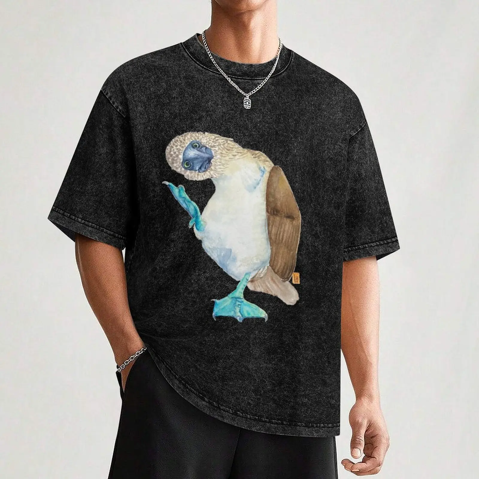 Blue-footed Booby Dance T-Shirt Urban Style Print T-Shirt