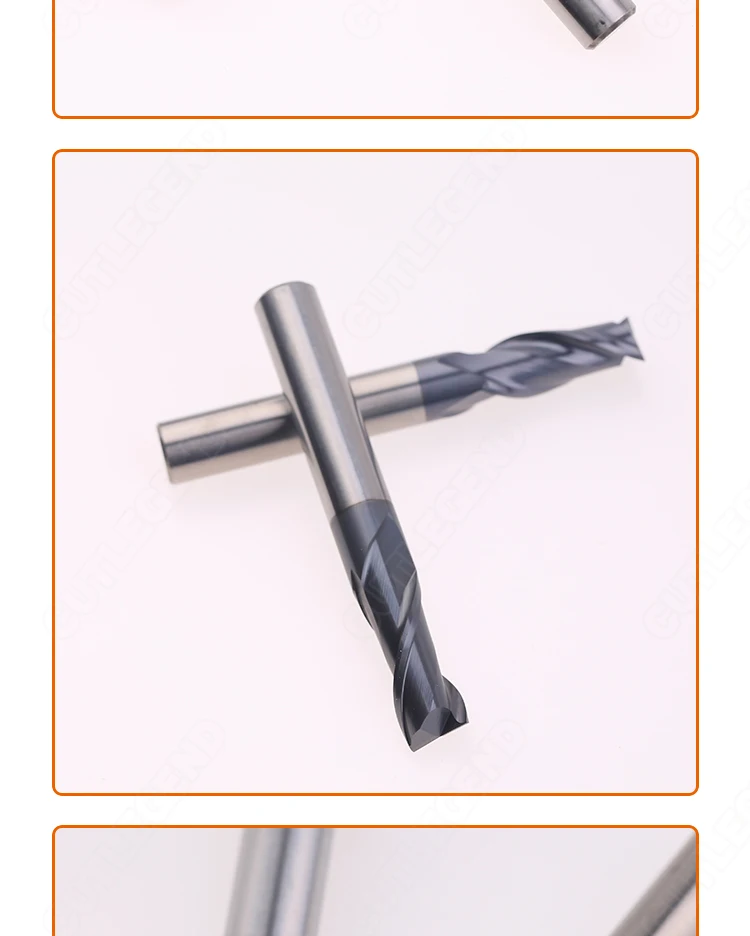 CUTLEGEND HRC50 Hartmetall-Schaftfräser CNC 2-Schneiden 4-Schneiden Hartmetall-Fräswerkzeuge 1mm 2mm 3mm 4mm 6mm 8mm 10mm 12mm für Stahl – Detail 9