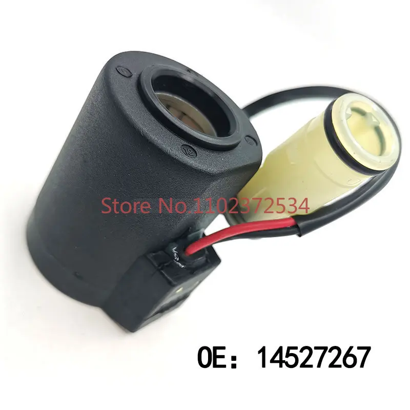 New 14527267 excavator accessories suitable for EC140B 210B 360B 480B solenoid valve coil old coil VOE14527267