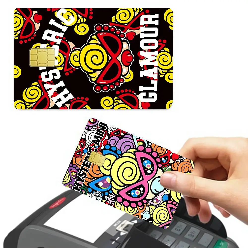 Japan Fashion Hysteric Mini Anmie Sticker Film Skin Cover For Credit Card Debit Bank Card Front