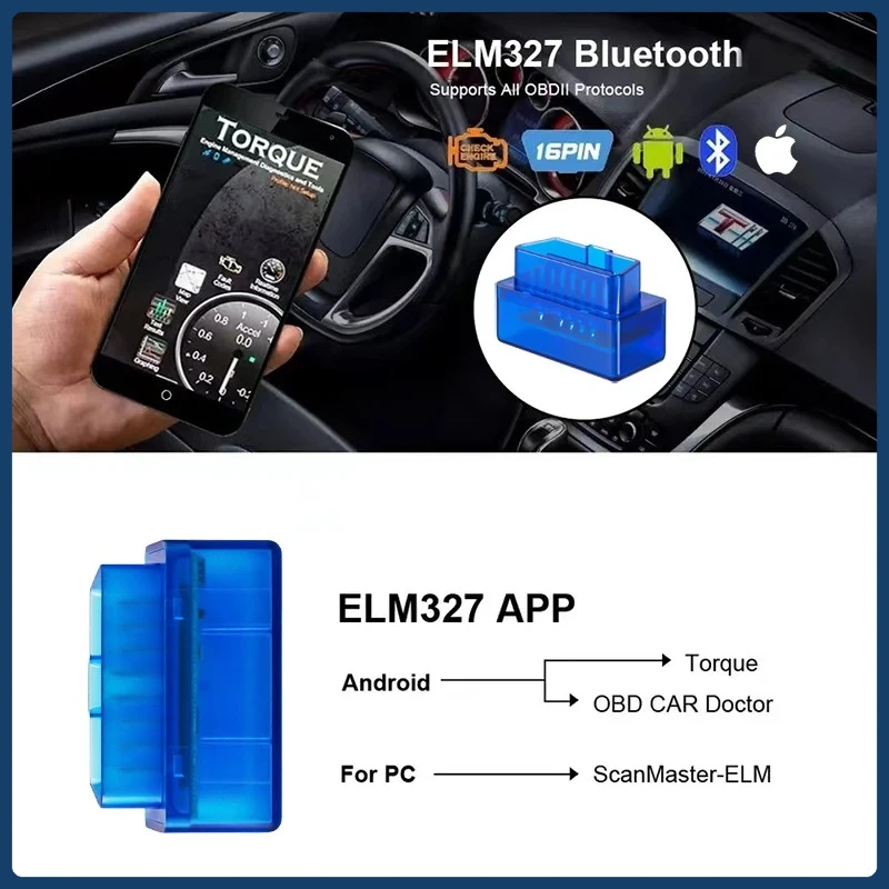 Mini ELM327 V2.1 OB…
