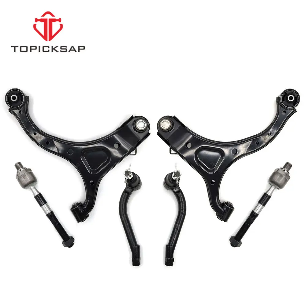 

TOPICKSAP Front Lower Control Arm Ball Joint Inner Outer Tie Rod for Hyundai Santa Fe Kia Sorento 2007- 2012 2013 545002B000