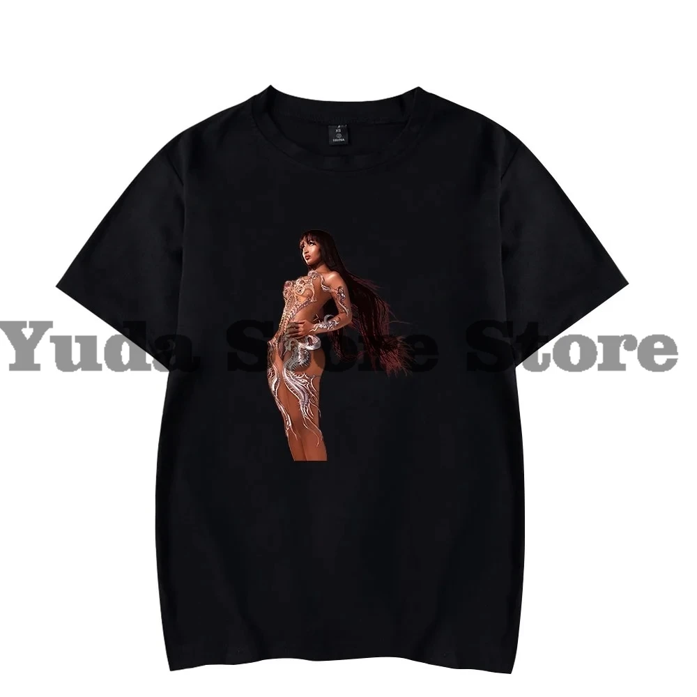 Shenseea Never Gets Late Here Tour Merch T-Shirt Women Men Crewneck Short Sleeve Tee