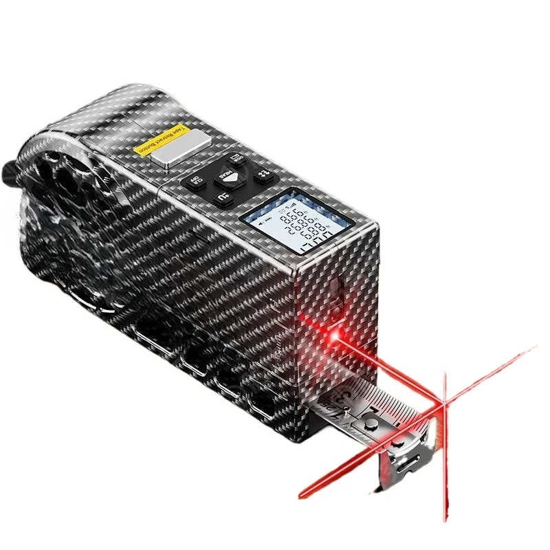 Three-in-one multi-function, smart tape measure, cross high-precision measurement c