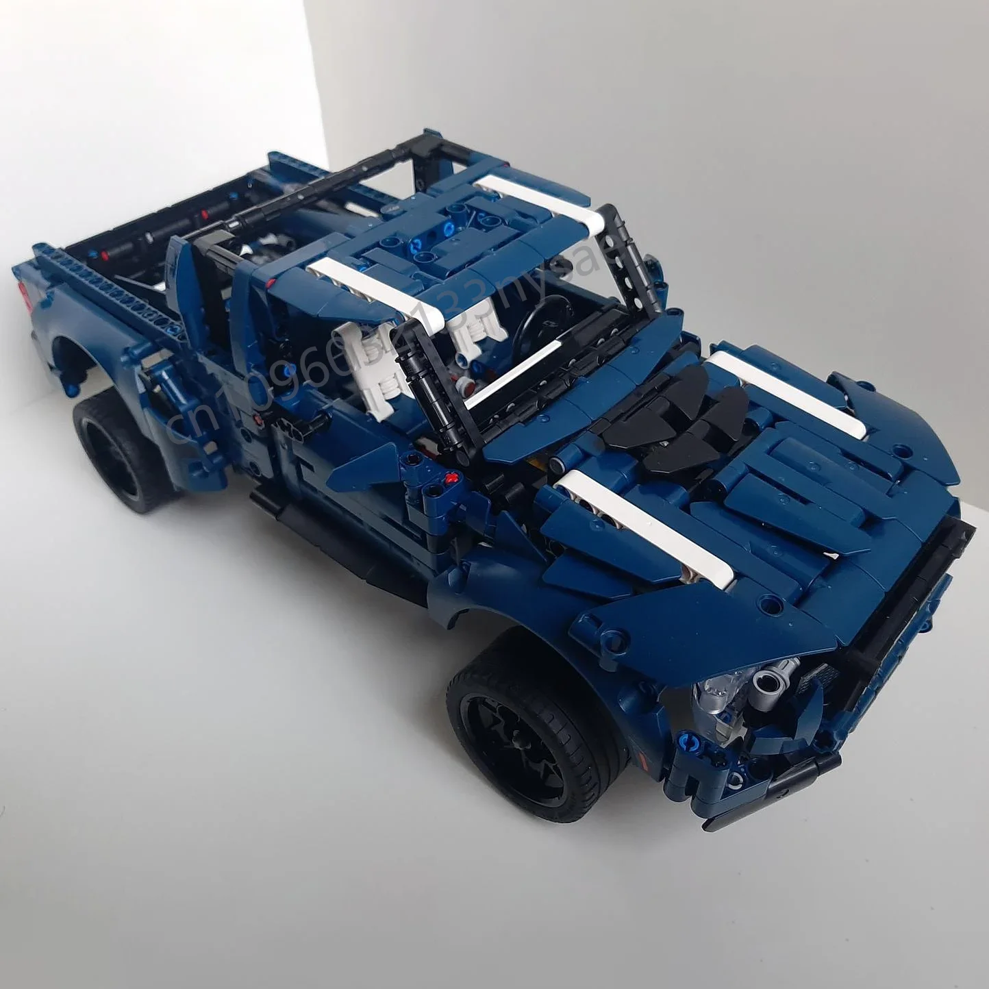 

Новый конструктор MOC: Синий пикап F-150 Raptor, модель 42154, для самостоятельной сборки, внедорожник, подарок для детей и взрослых