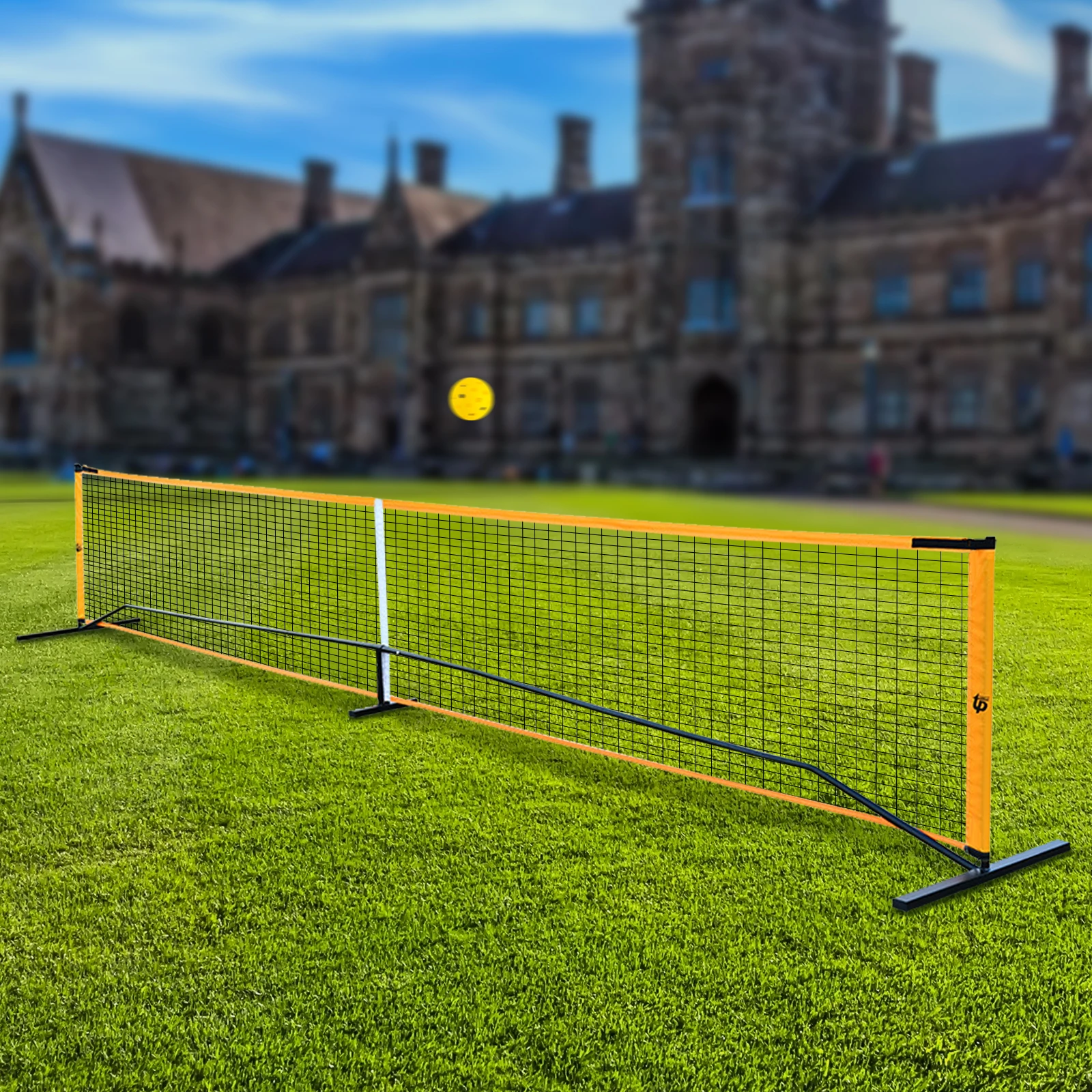 مجموعة شبكة كرة البيسبول المحمولة مع 4 مجاديف كرة البيسبول شبكة كرة المخلل 4 كرات المخلل الخارجية وحقيبة الحمل #3