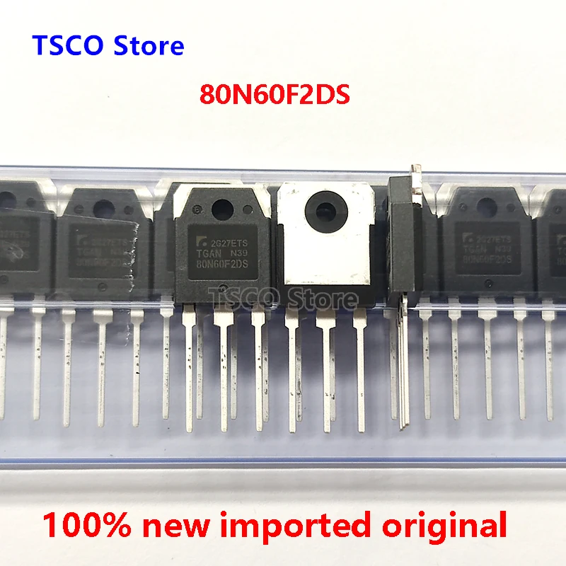 2022+  80N60F2DS TGAN80N60FD  TGAN80N60F2DS   IGBT 80A 600V   100%new original 10pcs