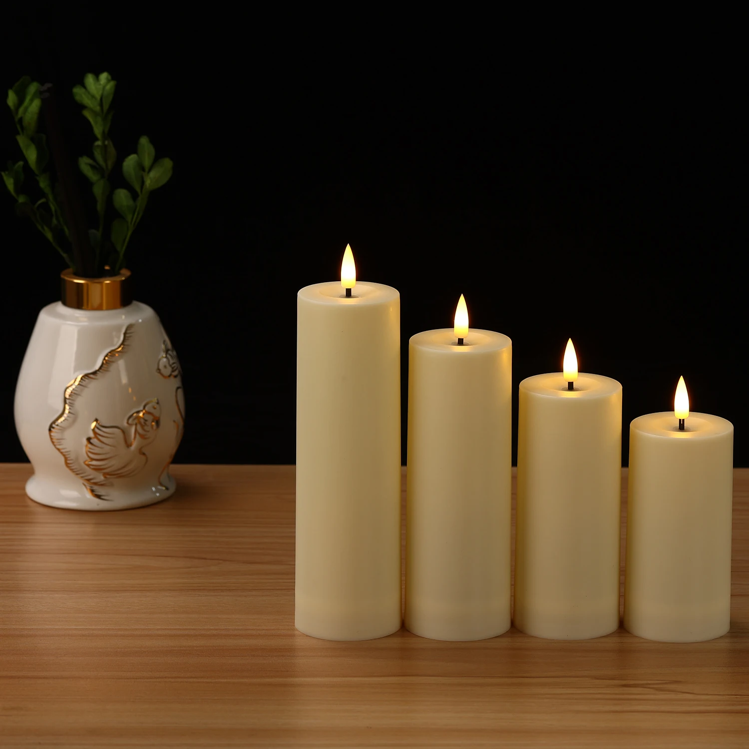 12pcs Flameless Candle Light Waterproof LED Flickering Candles Tea Lights with Remote Timer Wedding Birthday Decor Fake Candles