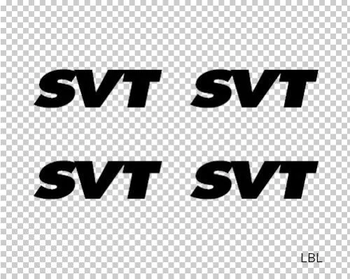 

For (4Pcs) x Ford SVT Wheel Hub Rim Center Cap vinyl decal stickers