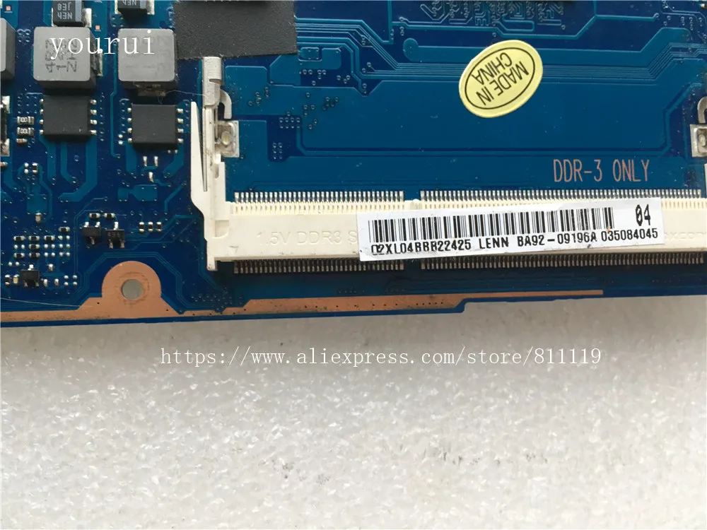 CSRZSZ BA92-09196A لسامسونج NC110 اللوحة الأم BA92-09196B DDR3 100% اختبار كامل موافق