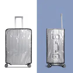 Transparent Pvc Luggage Protective Cover Wheeled Luggage Protective Cover Wear-Resistant Outer Cover Transparent Protective