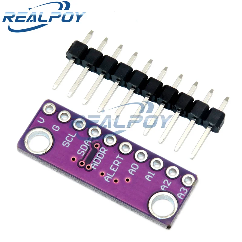 I2C ADS1115 16 Bit ADC 4 channel Module with Programmable Gain Amplifier 2.0V to 5.5V