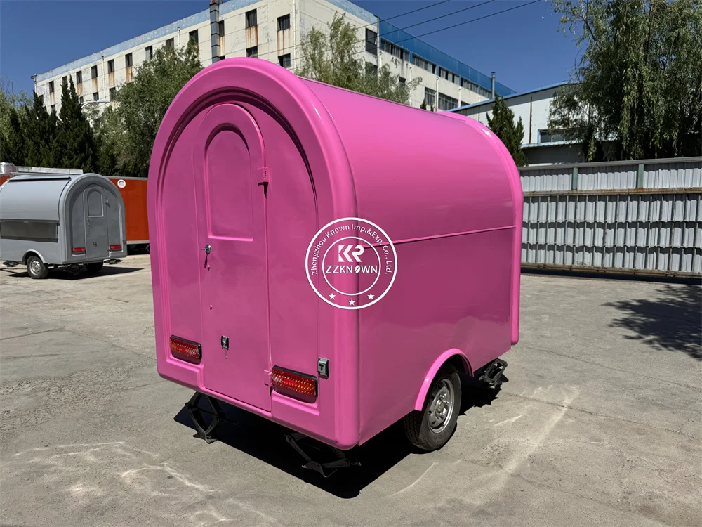 Мобильный продовольственный грузовик, кофейня, оригинальный прицеп для быстрой еды, стандартная тележка для пиццы с полным кухонным оборудованием