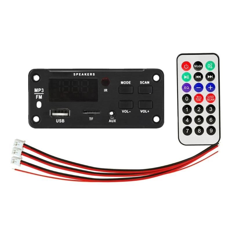 

A70F MP3 Decoders Board Wireless Bluetooth-compatible 5.0 USB Decoding Module for Speaker Decoding Module with Remote Control