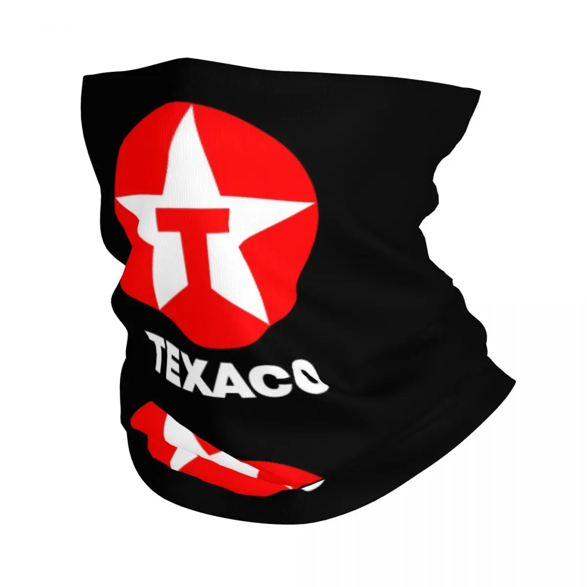 Texacos Gas Oil Bandana Neck Cover Printed Racing Car Wrap Scarf Multifunctional Headwear Cycling for Men Women Adult All Season