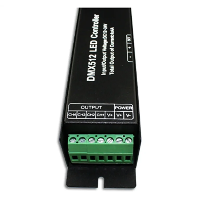 FFYY-LED DMX512 4CH デジタルディスプレイデコーダー RGBW ストリップライト DC12-24V 4A/CH DMX512 4CH 調光ドライバー用