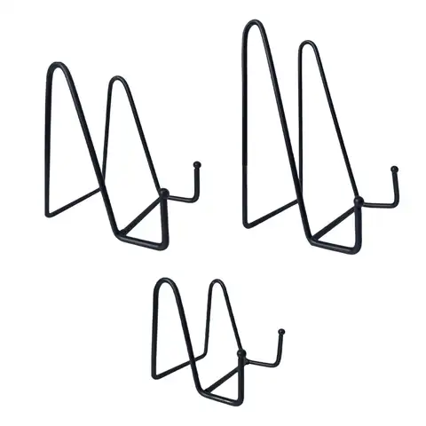 이젤 플레이트 홀더 랙 철 주최자 그림 검은 사진 스탠드 디스플레이 아트웍 주방 결혼식 생일 캐비닛